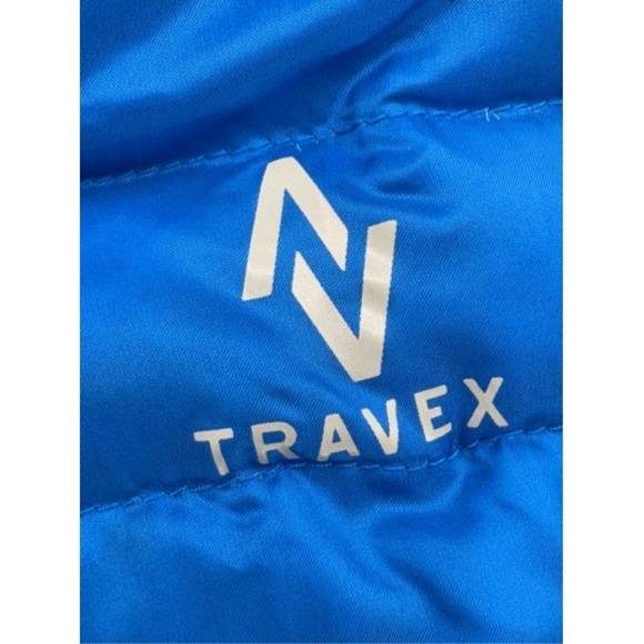 Eddie Bauer Jacket Down Puffer Travex Men Size XL Blue 700 - Picture 4 of 12